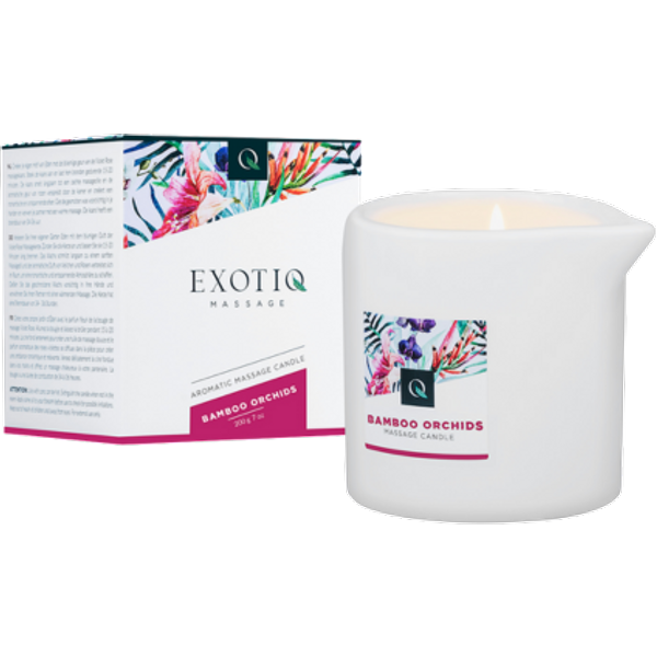 Exotiq Massage Candle Bamboo Orchids - 200g