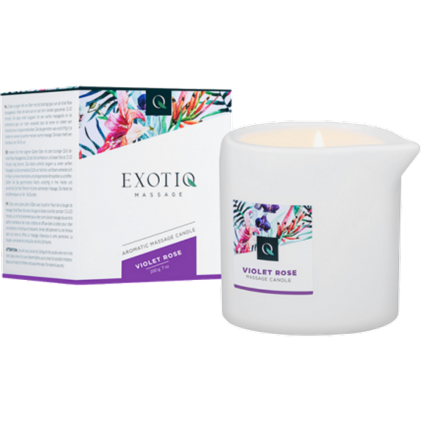 Exotiq Massagekaars Violet Roos - 200g