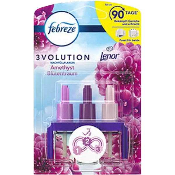 Febreze 3Volution Plug-In Air Freshener Refill Lenor Amethyst Blossom Dream – 20 ml