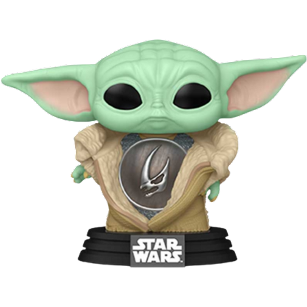 Funko Pop Star Wars Grogu met Pantser Figuur
