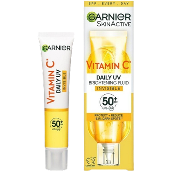 Garnier Vitamin C Daily UV Invisible SPF 50+ Brightening Fluid - 40 ml
