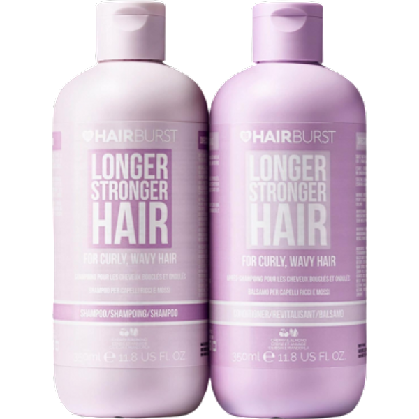 Hairburst Shampoo & Conditioner For Curly & Wavy Hair - 2 x 350 ml