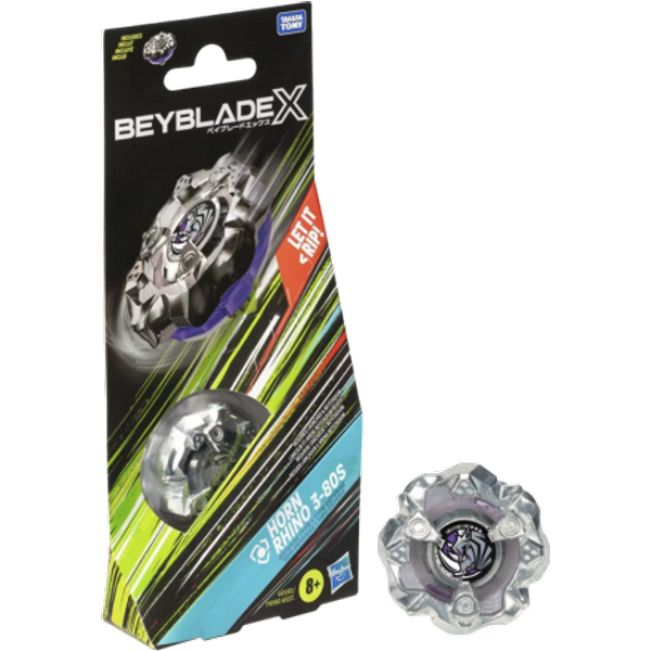 Hasbro Beyblade X Horn Rhino 3-80S Battling Spinning Top