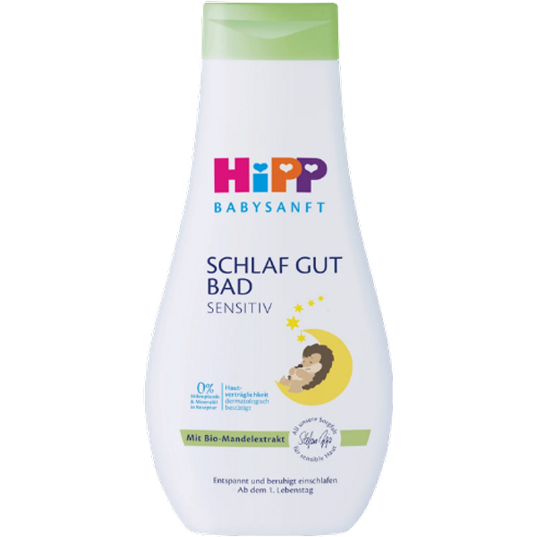 HiPP Babysanft Sensitive Sleep Well Baby Bath With Organic Almond Extract - 350 ml