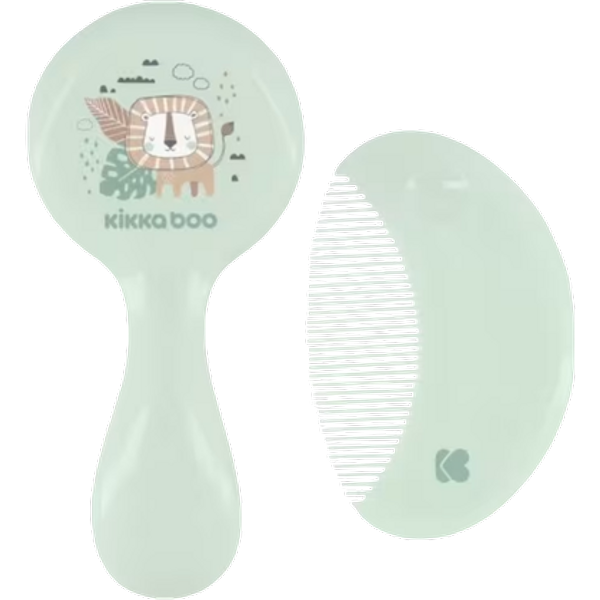 Kikka Boo Kam och Borste med Naturborst - Savanna Mint