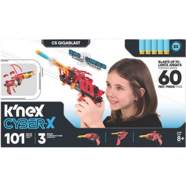 K’NEX Cyber-X C5 Gigablast Building Set