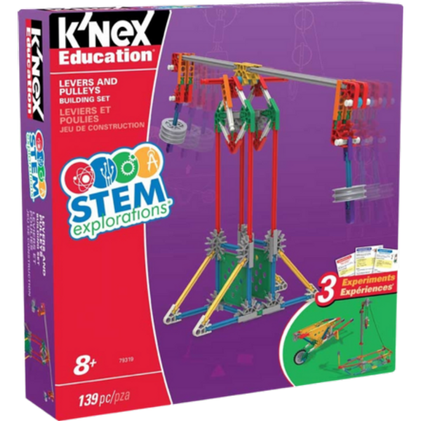 K’NEX Education Levers & Pulleys Building Set – 139 Pcs
