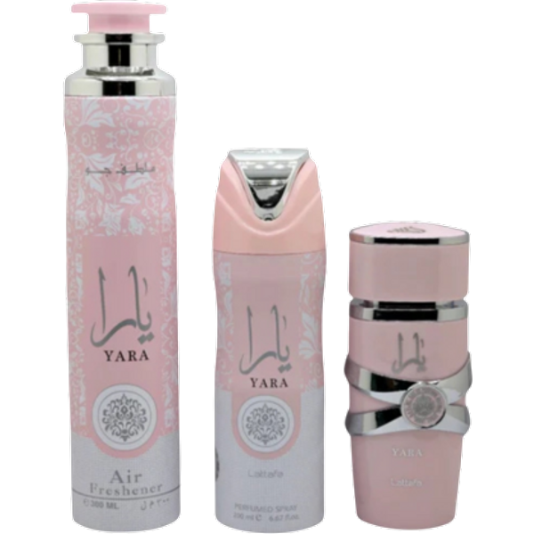Lattafa Yara 3-Piece Fragrance Gift Set