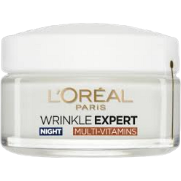 L'Oréal Paris Wrinkle Expert 65+ Verstevigende Anti-Rimpel Nachtcrème met Multivitaminen - 50 ml