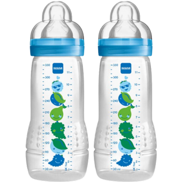 MAM Easy Active Sutteflaske 4+ mdr - 330 ml (2 stk)