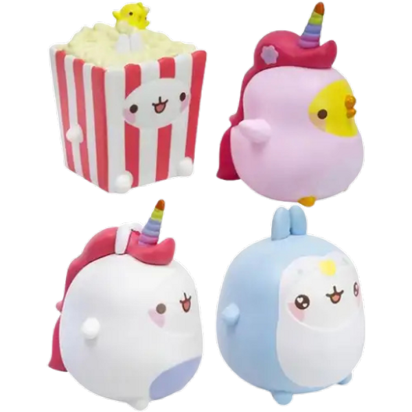 Molang MiniQ’s Samlarfigur Popcorn Box Edition – 7 cm