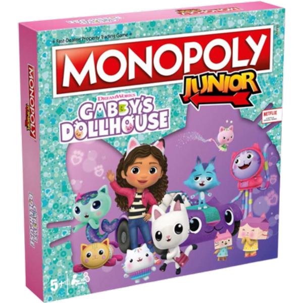 Monopoly Junior Gabby’s Dollhouse Board Game