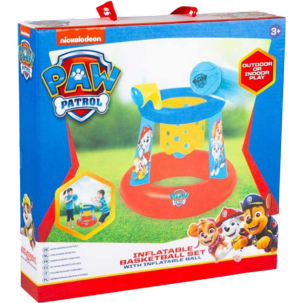 Nickelodeon Paw Patrol Oppusteligt Basketballsæt