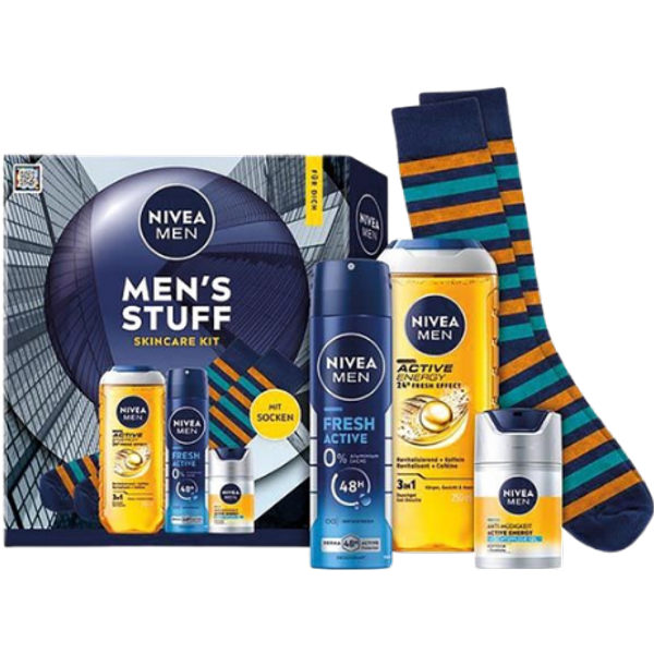 Nivea Men Men's Stuff Hudpleje Gavesæt med Sokker