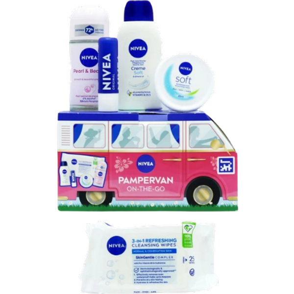 Nivea Pampervan On-The-Go Gift Set - 5 Pcs