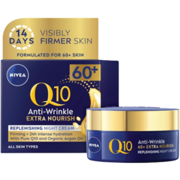 Nivea Anti-Wrinkle Q10 Night Face Cream - 50ml