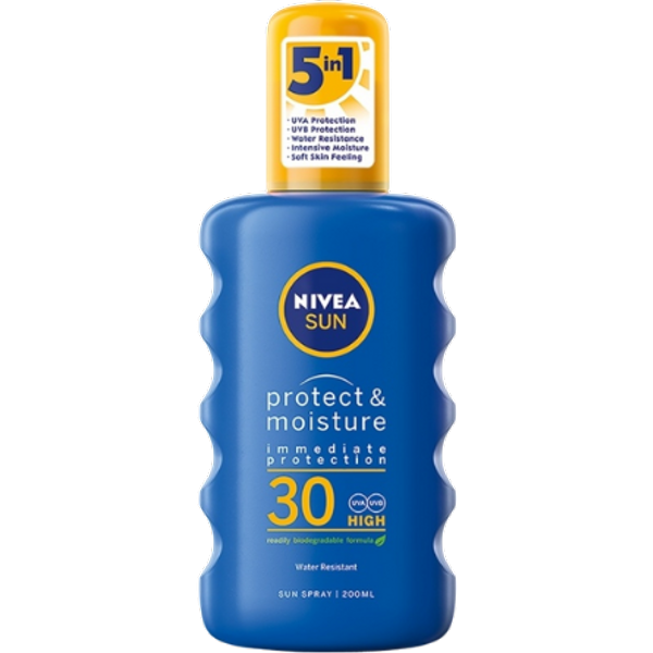 Nivea Bescherm & Vochtinbrengende Zonnespray SPF30 200 ml