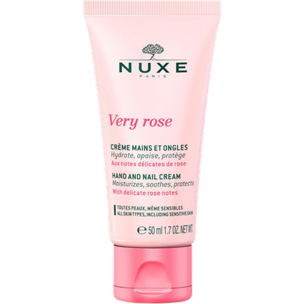 Nuxe Very Rose Hand- & Nagelkräm – 50 ml