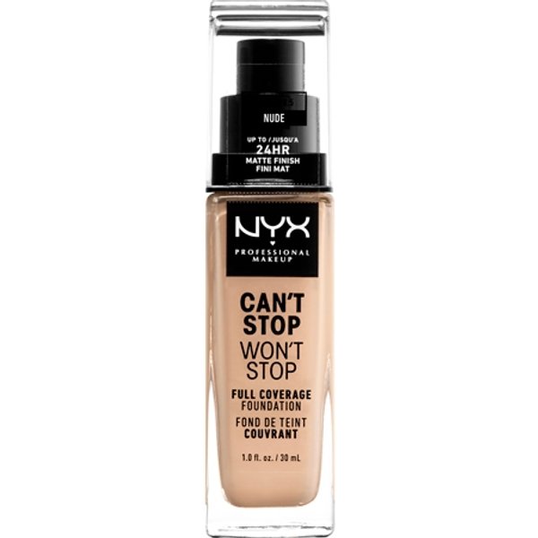 Fondotinta NYX Can't Stop Won't Stop - Nude