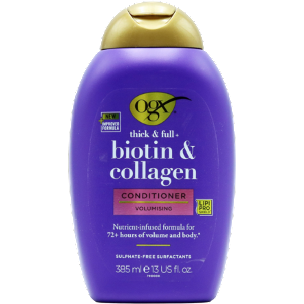 OGX Biotin & Collagen Volumising Conditioner – 385ml
