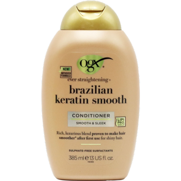 OGX Brazilian Keratin Smooth Hårbalsam – 385ml