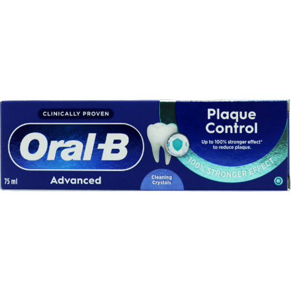 Oral-B Advanced Plaque Control Tandkräm med Cleaning Crystals - 75 ml
