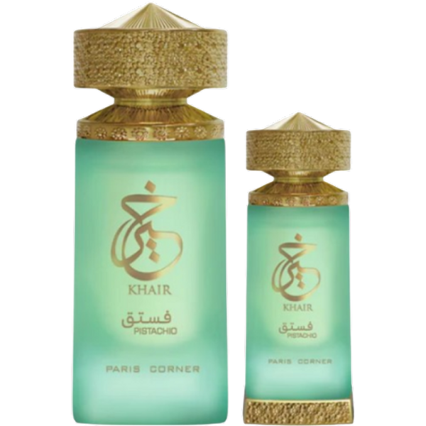 Paris Corner Khair Pistachio Eau De Parfum - 100 ml + Perfume Oil - 25 ml