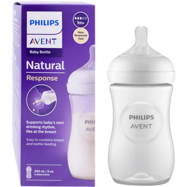 Philips Avent Natural Response 1+ Maanden Babyfles – 260 ml