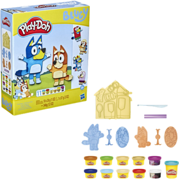 Play-Doh Bluey Make ’n Mash Kostuums Speelset