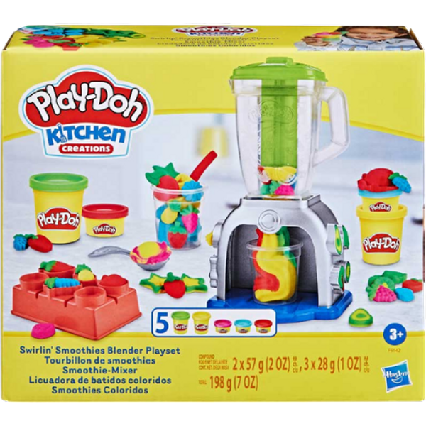 Play-Doh Kitchen Creations Swirlin' Smoothies Blender Lekset med Modellera