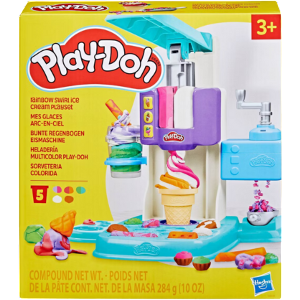 Play-Doh Rainbow Swirl Ice Cream Playset