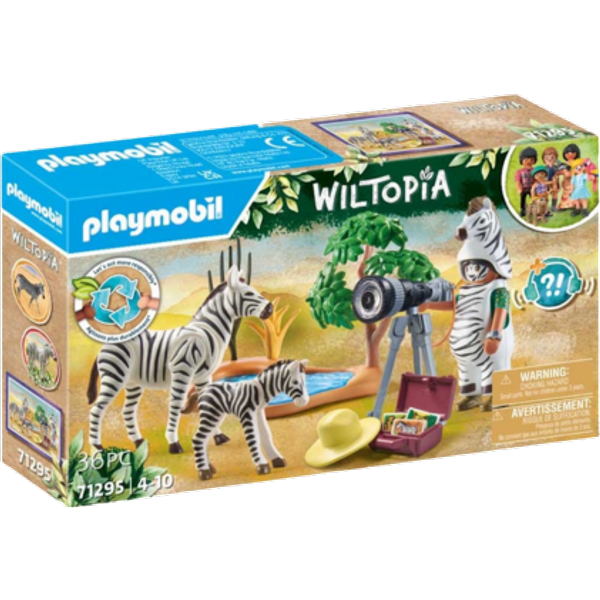 Playmobil Wiltopia Fotograaf met Zebra’s Speelset
