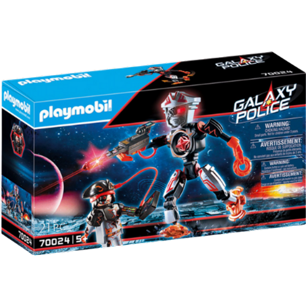 Playmobil Galaxy Police Pirate Robot - 70024