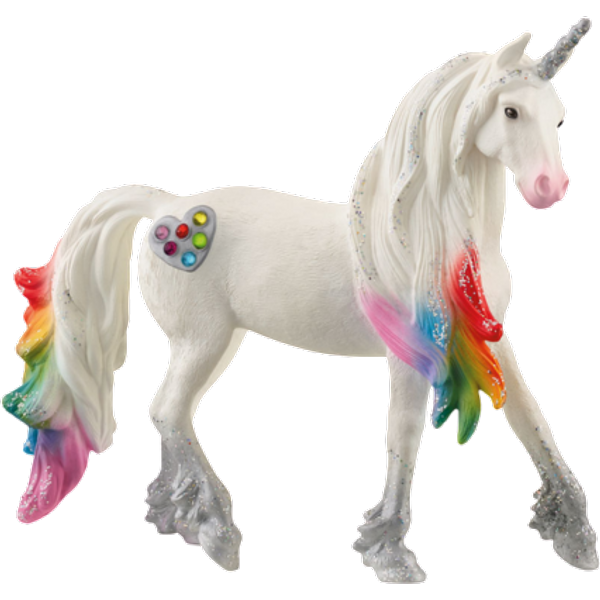 Schleich Rainbow Love Eenhoorn Hengst Paard Figuur