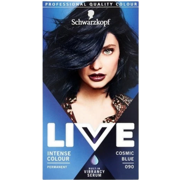 Schwarzkopf Cosmic Blue 090 Live Intense Permanent Hårfärg
