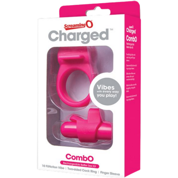 Screaming O Charged Combo Rechargeable Better Sex Couple Kit – Roze
