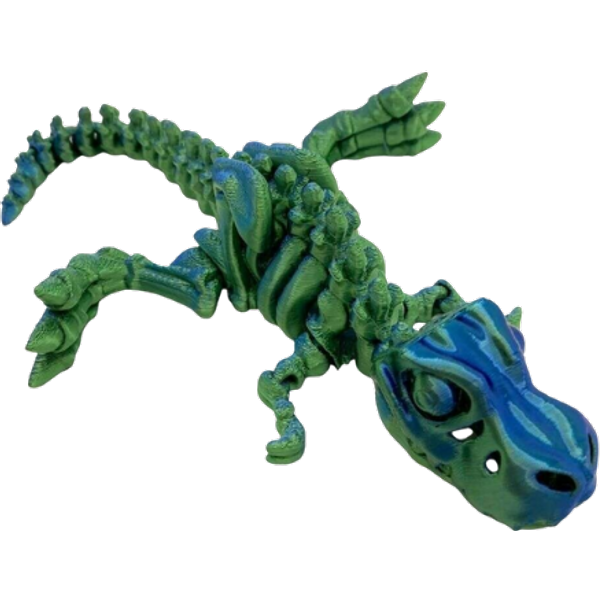 Sculptworx 3D-printet T-Rex Samlerfigur - 18 cm - Assorteret