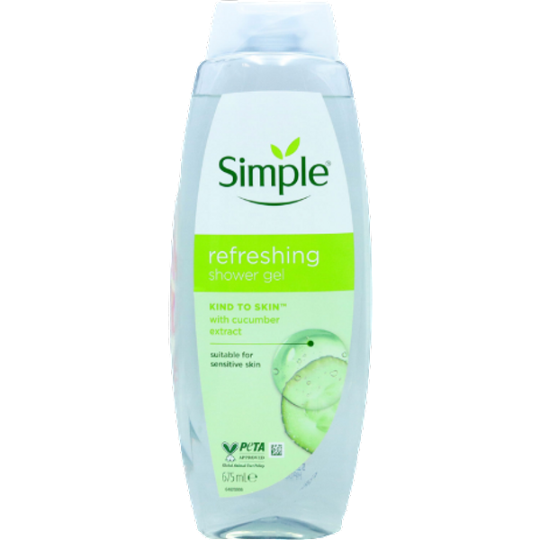 Simple Kind to Skin Refreshing Shower Gel - 675 ml