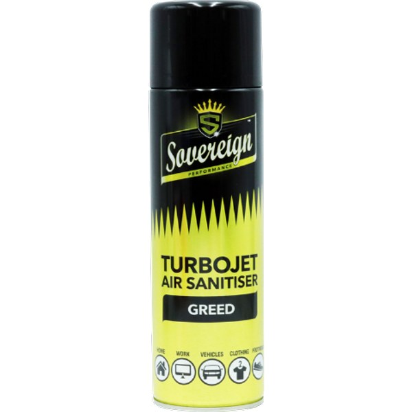 Sovereign Turbojet Greed Luftdesinficerande & Deodoriserande Spray - 500 ml