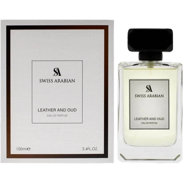 Swiss Arabian Leather and Oud Unisex Eau De Parfum - 100 ml