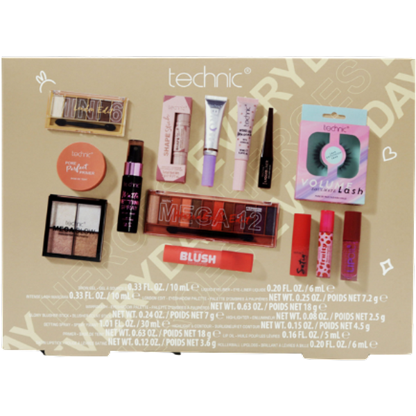 Technic Mega Trends Cosmetic Gift Set - 14 Pcs