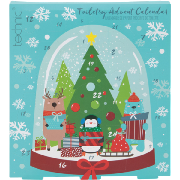 Technic Christmas Novelty Toiletry Advent Calendar - 24 parts