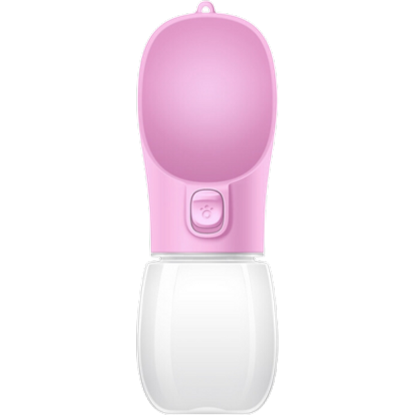 Pet Care Cup Transportabel Vandflaske til Hunde Pink