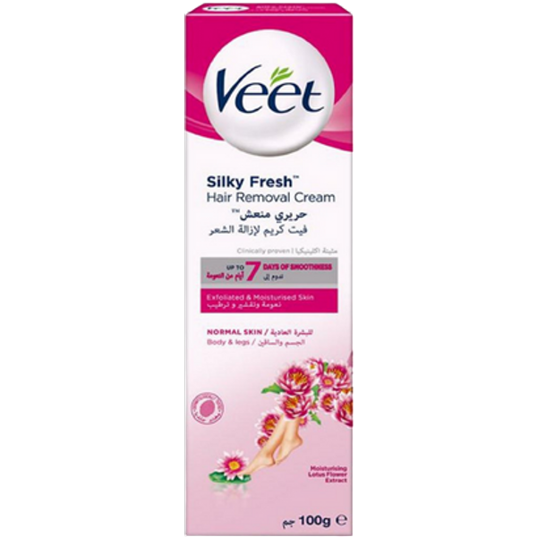 Veet Silky Fresh Ontharingscrème Normale Huid 100 ml