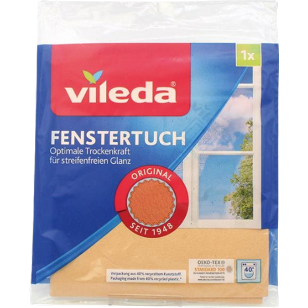 Vileda Fenstertuch Raamreinigingsdoek - 39 x 36 cm