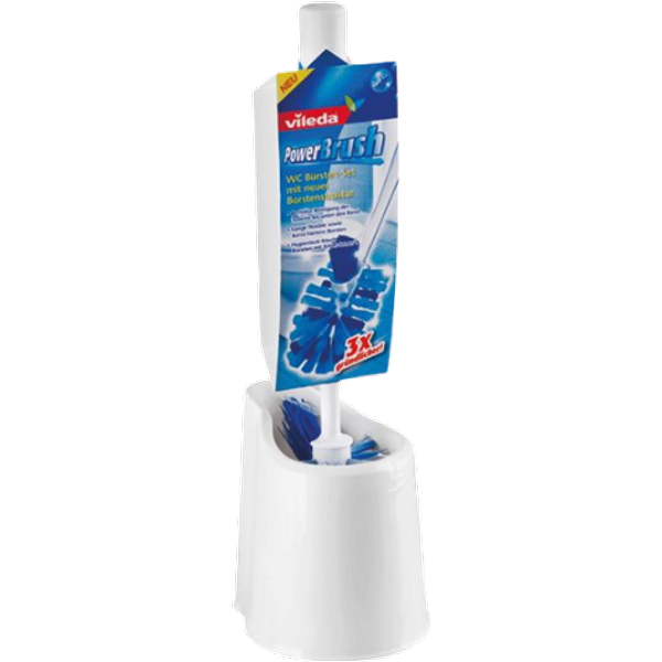 Vileda Power Brush Toiletborstelset Met Houder