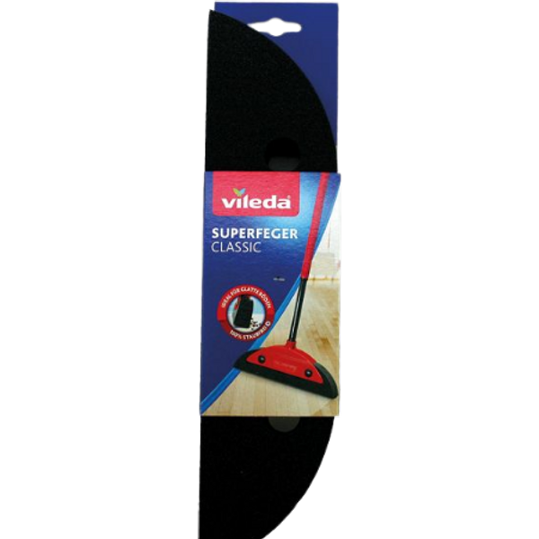 Vileda Superfeger Classic Replacement Sweeper Head - Black