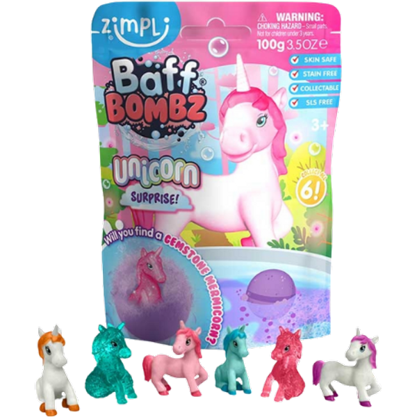 Zimpli Kids Baff Bombz Unicorn Surprise Badebombe - 100 g
