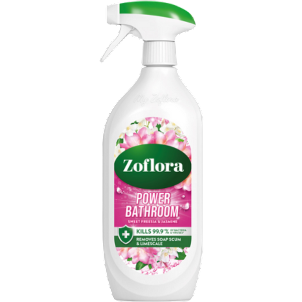 Zoflora Power Spray per il bagno Fresia dolce e gelsomino - 800 ml
