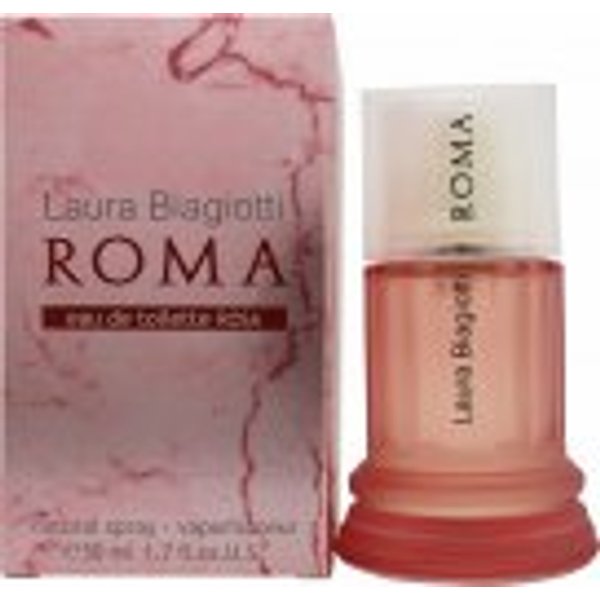 Laura Biagiotti Roma Eau De Toilette Rosa 50ml Spray